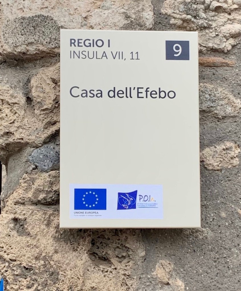 Casa Dell'Efebo Pompei